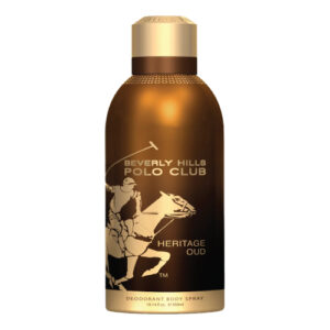 Beverly Hills Polo Club Heritage Oud Prestige Parfum Body Spray Deodorant for Men - 300 ml