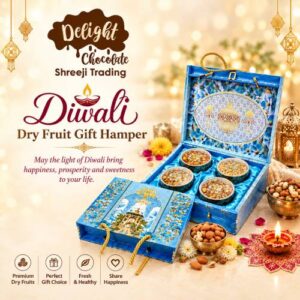 Premium Dry Fruit MDF Box Hamper Bag – 4 Jar
