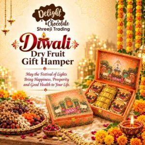 Premium Dry Fruit MDF Box With Chocolate – 4 Jar + Cavity